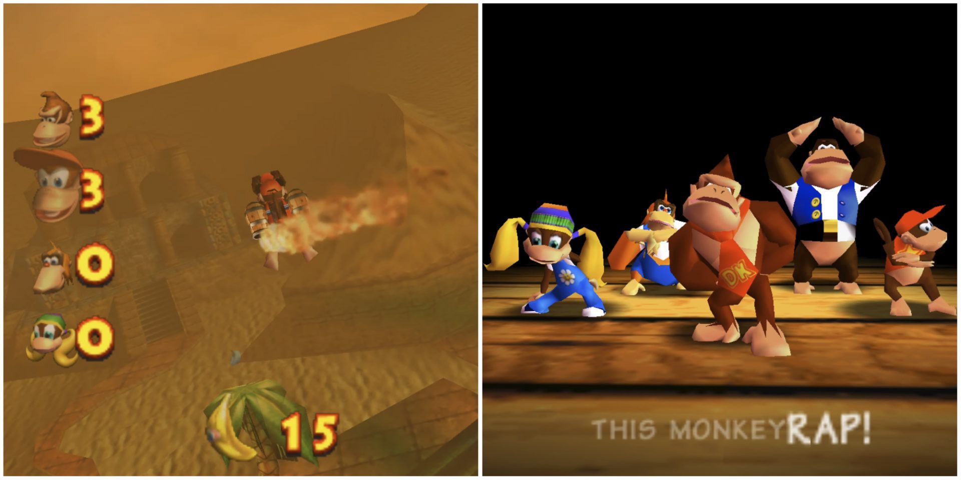 Donkey Kong 64 Diddy Kong Jet Pack Gameplay And Intro Song