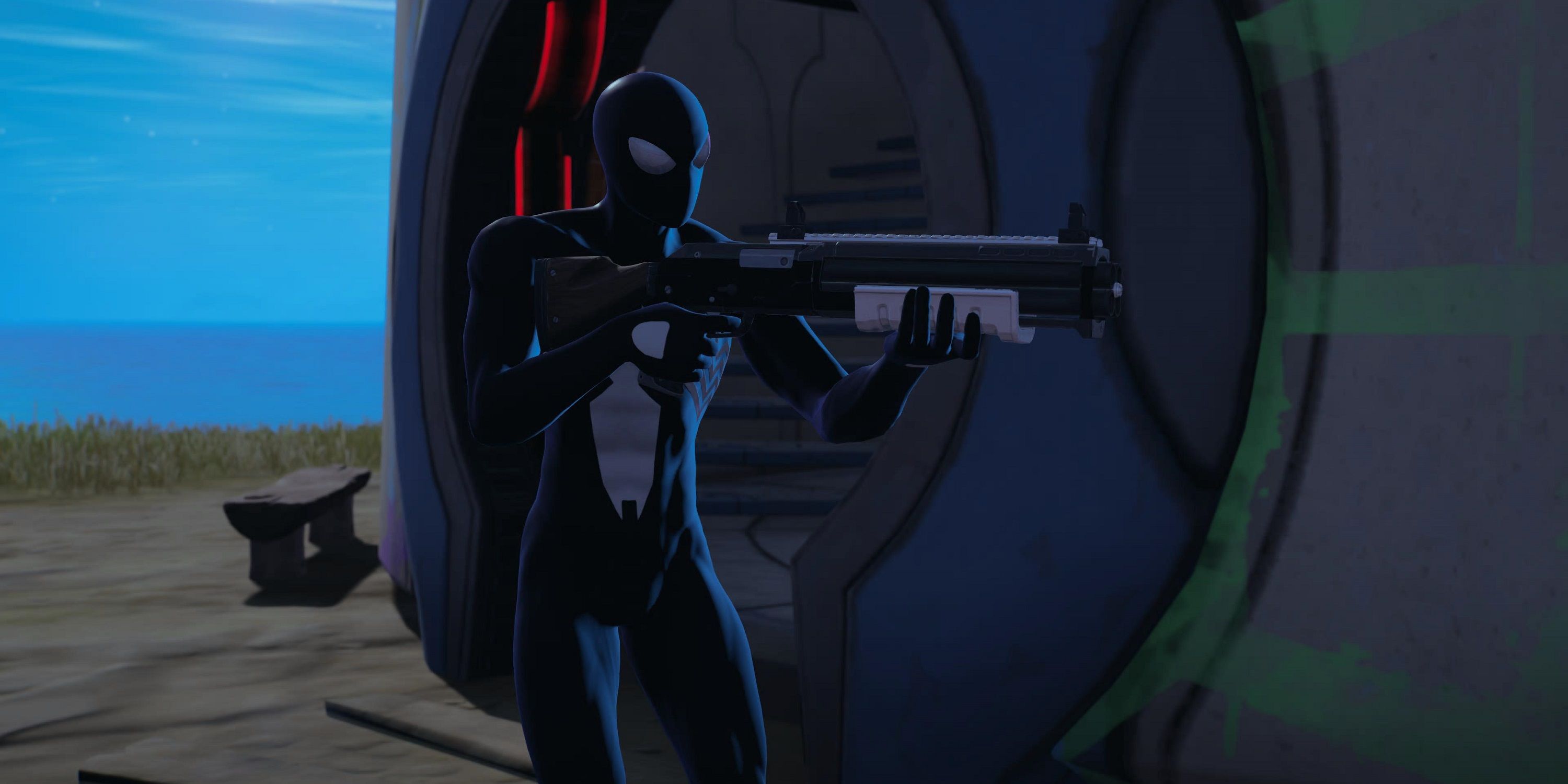 Fortnite Zero Build Spider-Man and Two-Shot Shotgun
