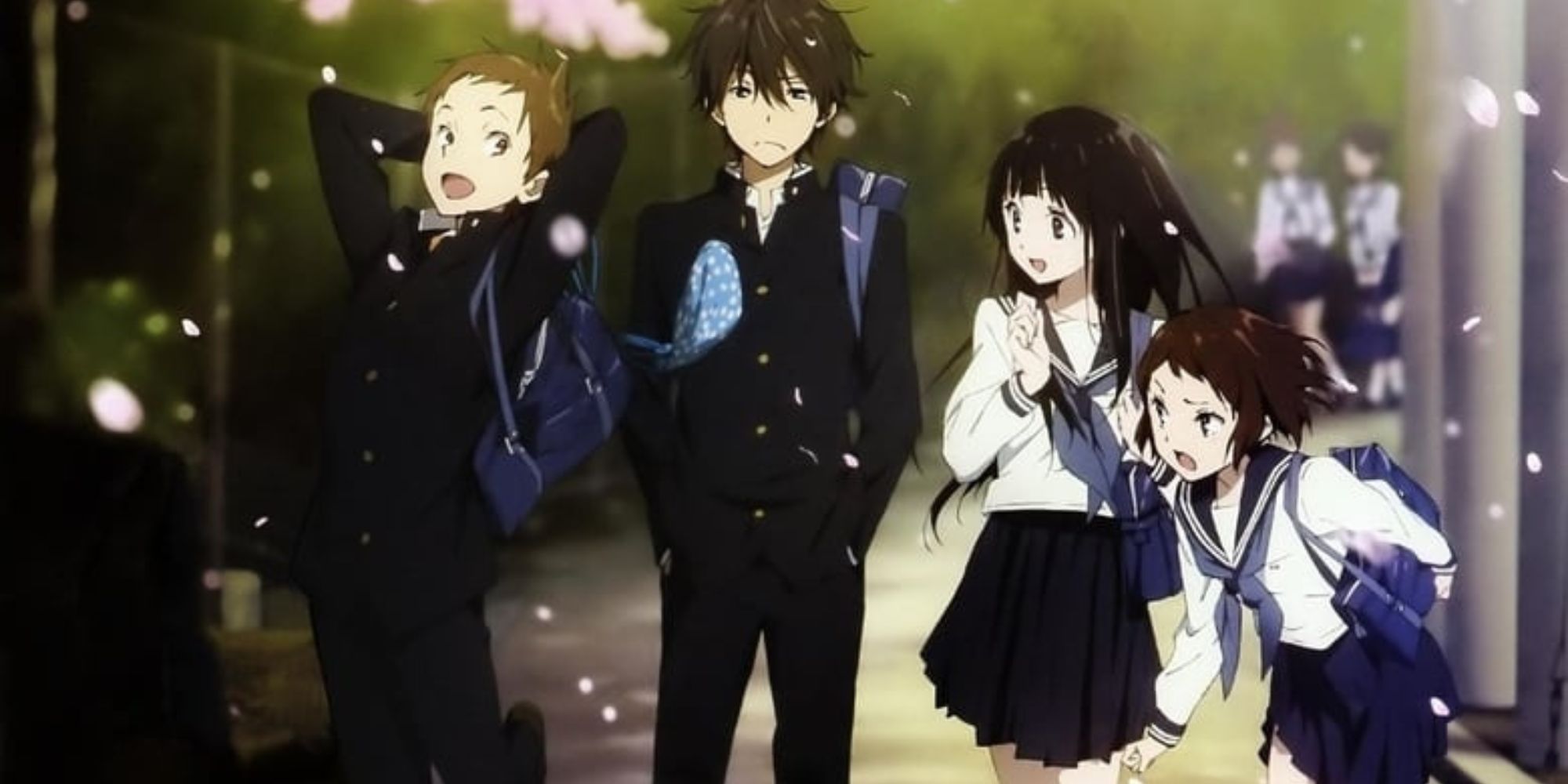 Hyouka anime like Classroom of the Elite