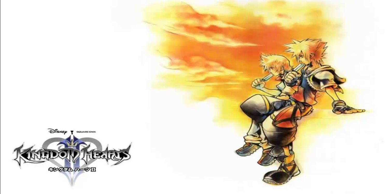 Kingdom Hearts II Sora And Roxas Cover Art