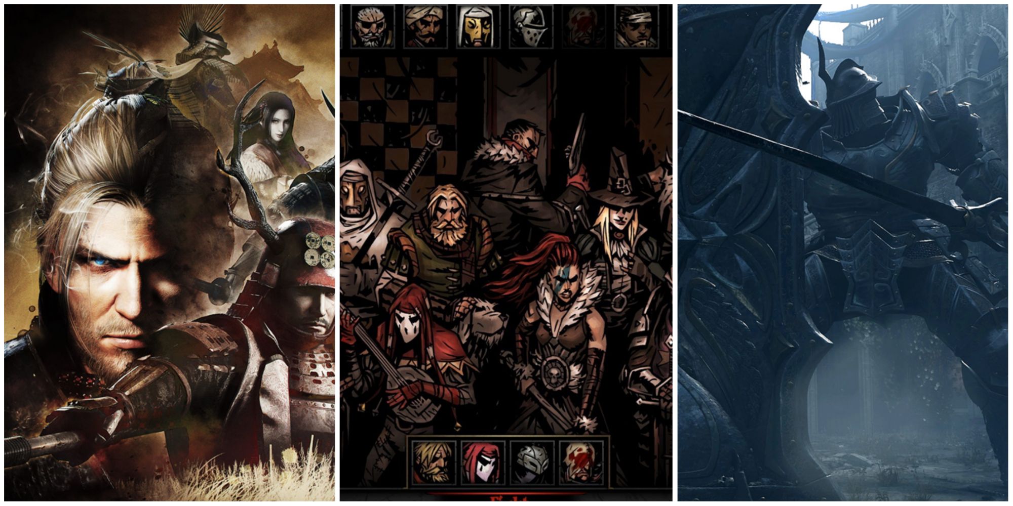 Nioh, Darkest Dungeon, And Tower Knight