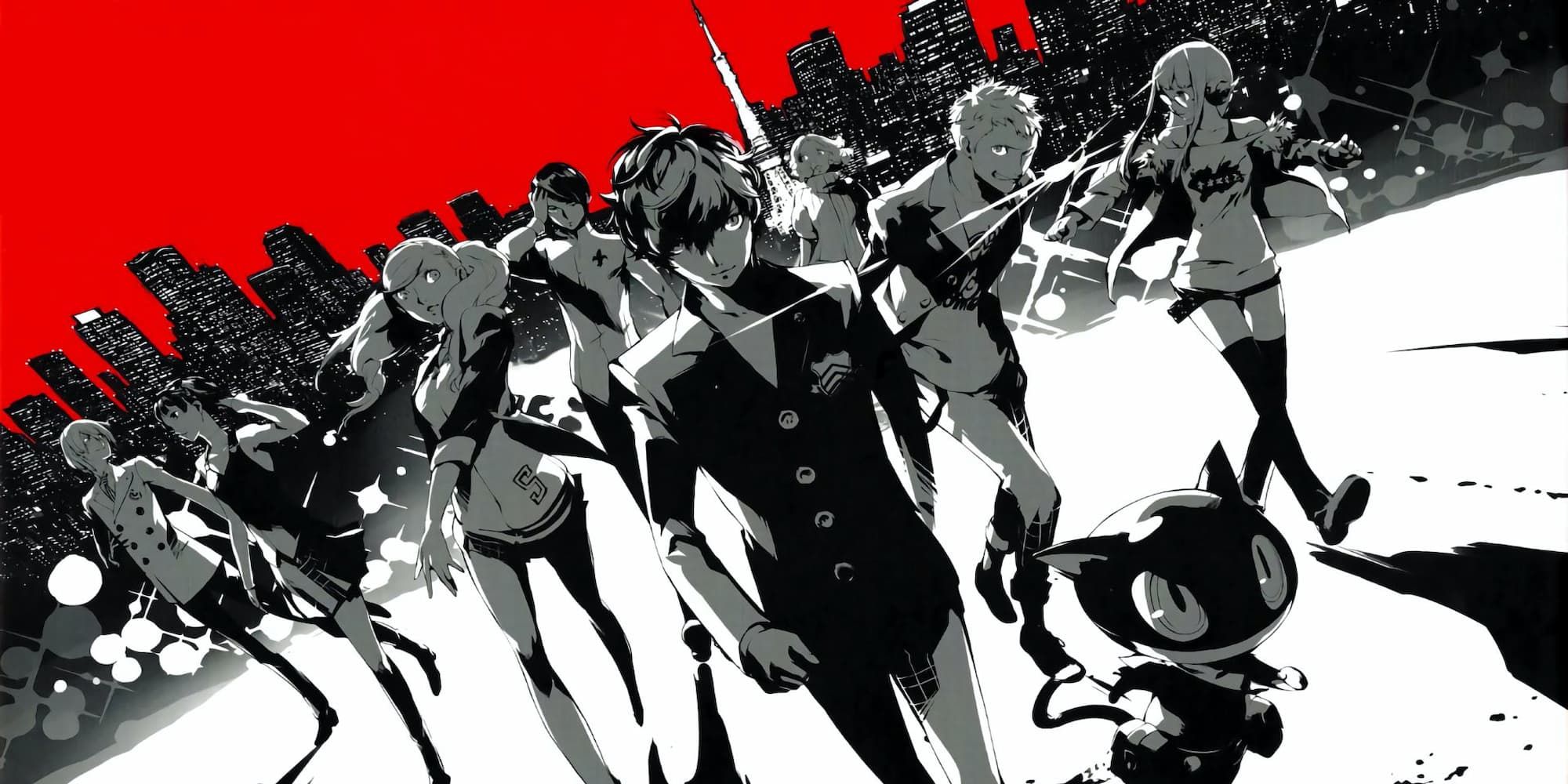 Persona 5 All Phantom Thieves Promo Art