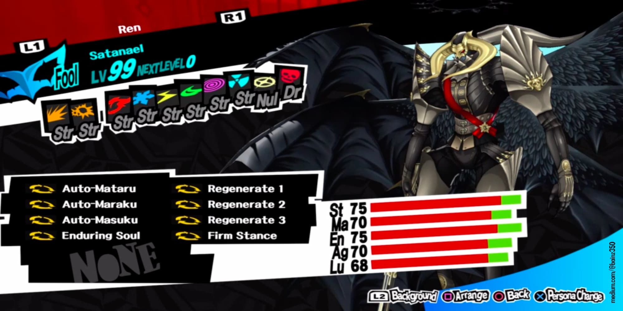 Persona 5 Royal Firm Stance On Satanael 
