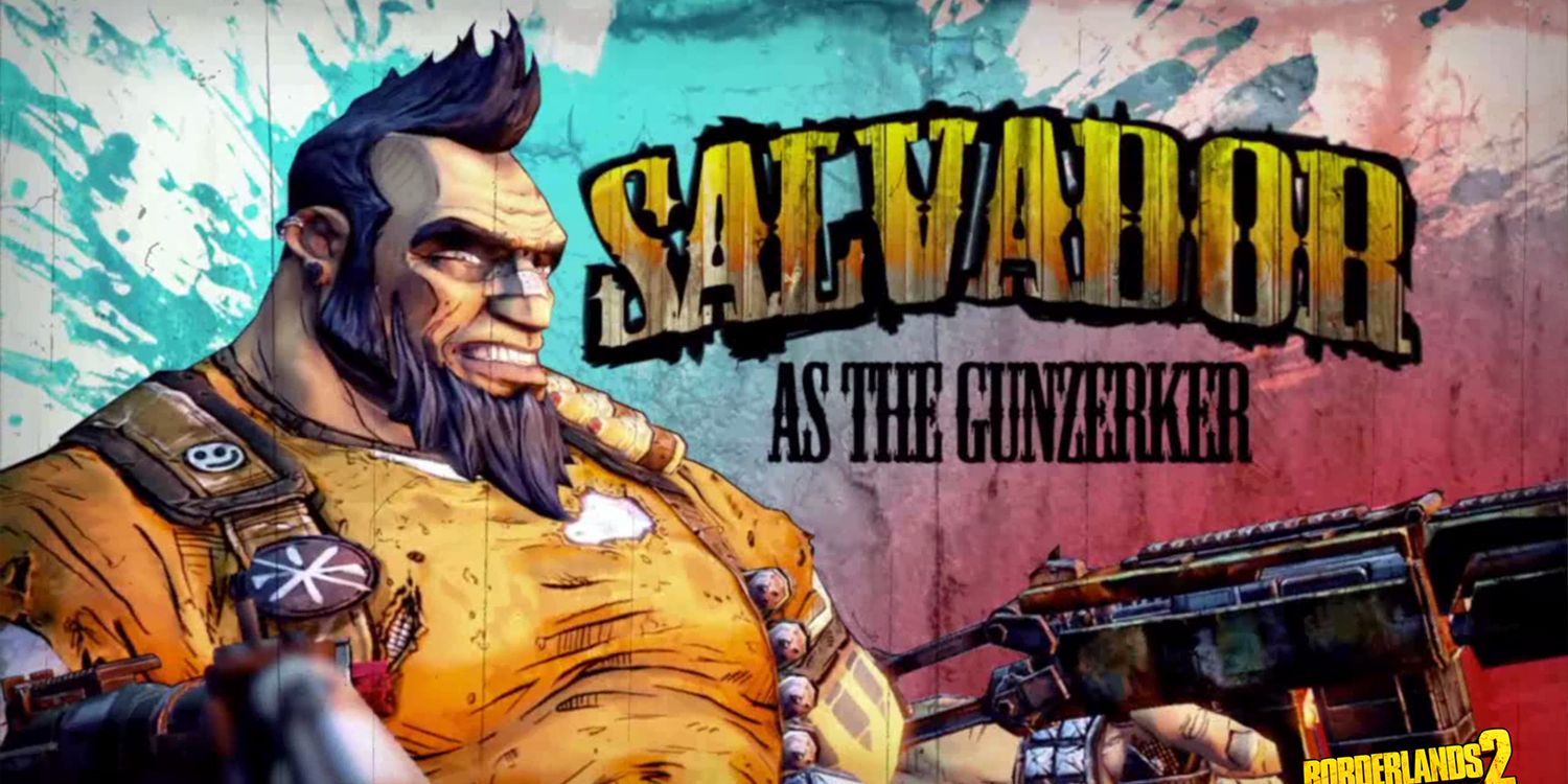 Salvador The Gunzerker From Borderlands 2