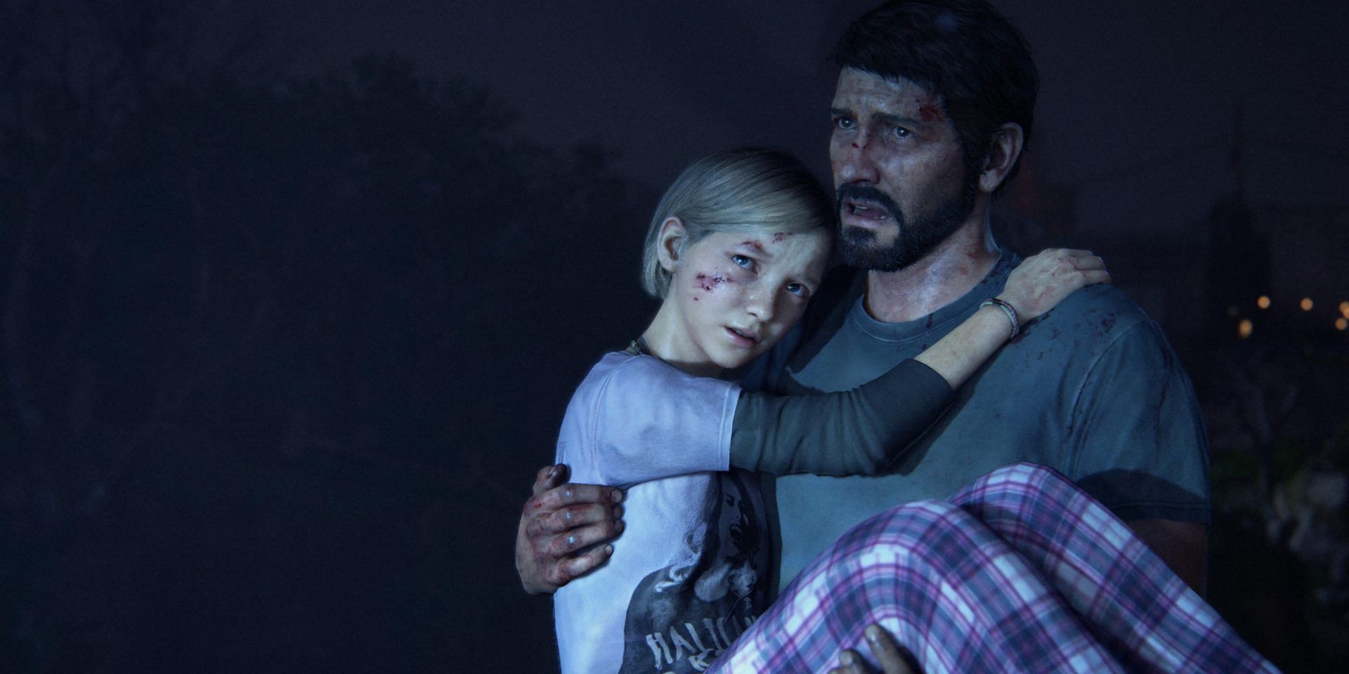 The Last of Us Part 1 Joel Holding Sarah