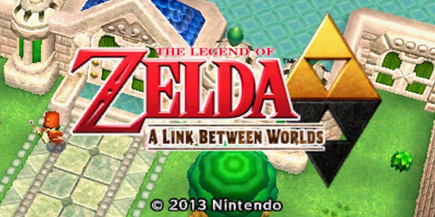 The Legend Of Zelda A Link Between Worlds Opening Screen