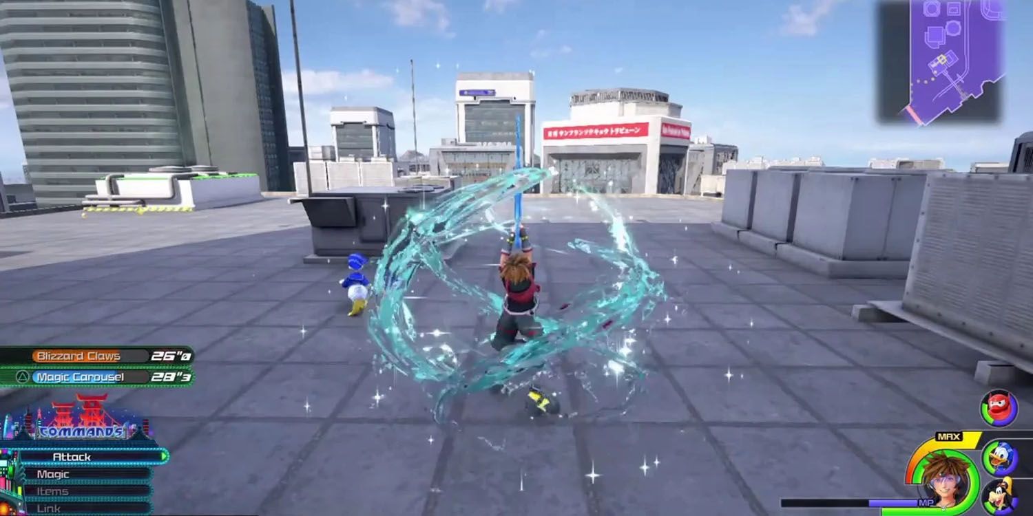 Water Magical Spell In Kingdom Hearts