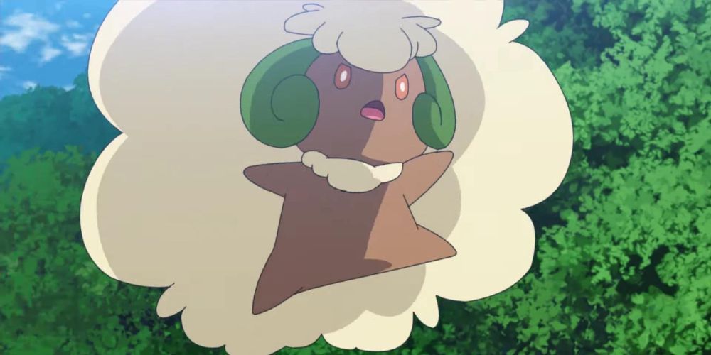 Whimsicott in the Pokémon Anime. 