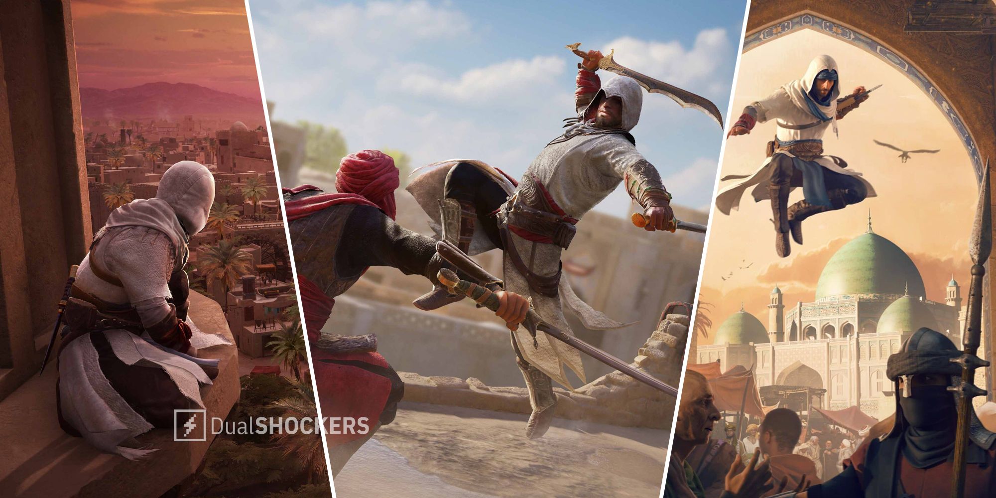 Assassin's Creed Mirage gameplay screenshots and promo images