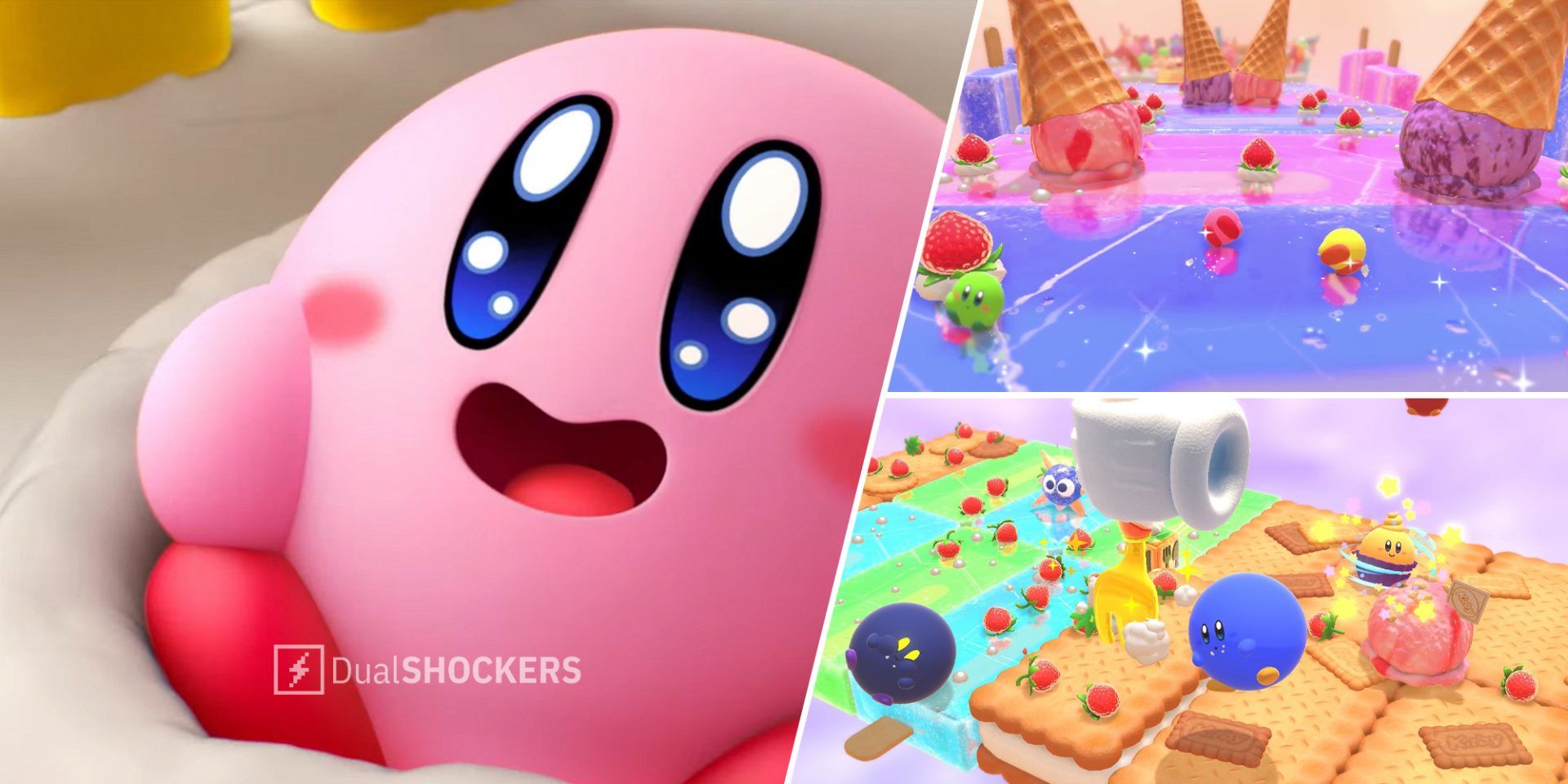 Nintendo Kirby's Dream Buffet gameplay