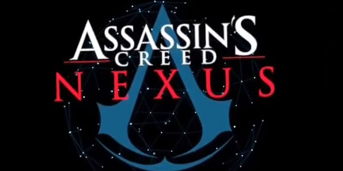 assassin's creed nexus logo on black background