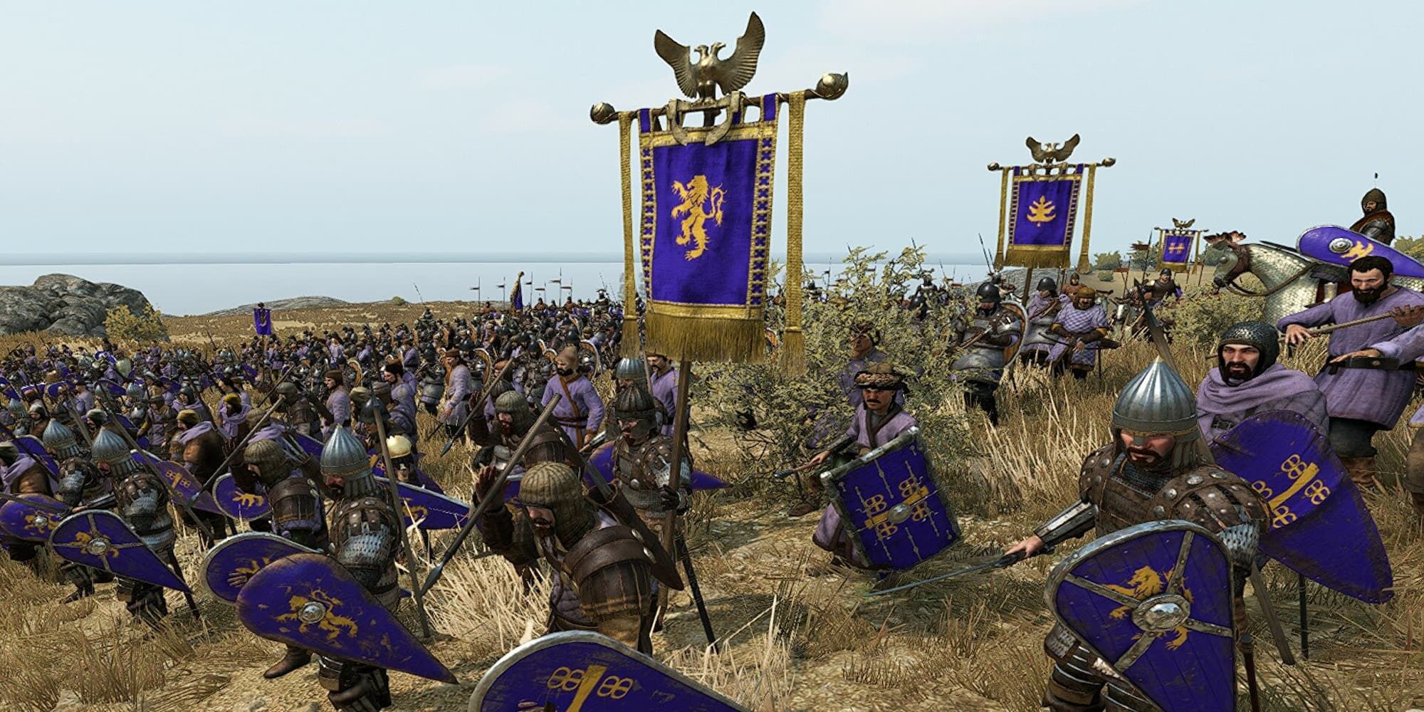 Bannerlord 2 Imperial Army With Banners