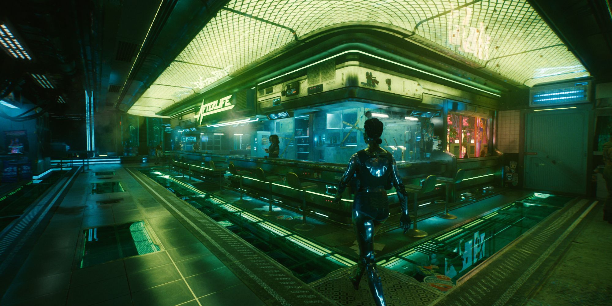 Cyberpunk 2077 Inside the Afterlife Bar