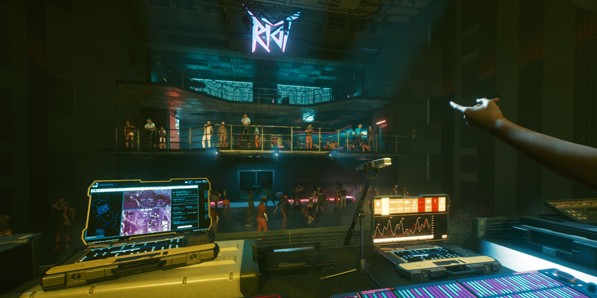 Cyberpunk 2077 Riot Bar Interior