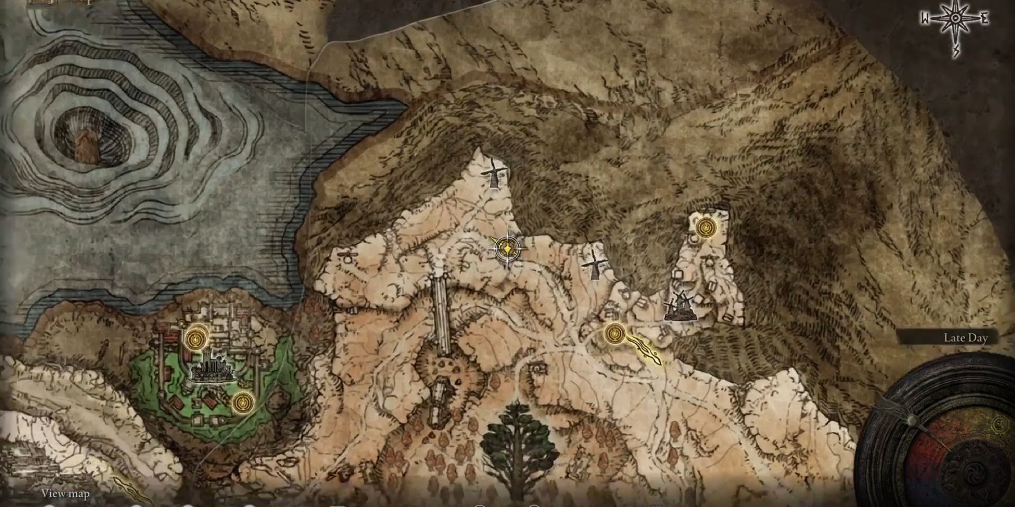 Battle mage location on the elden ring map