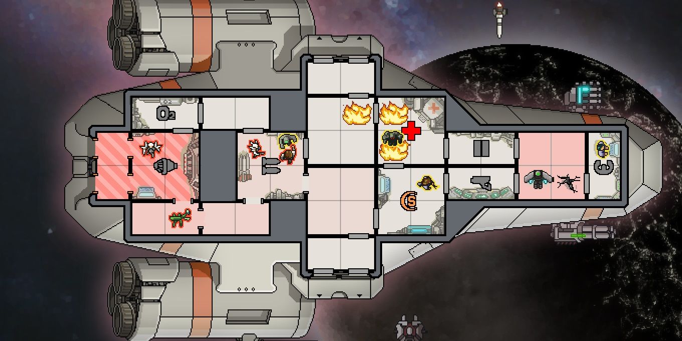 Enemy crew aboard ship in FTL