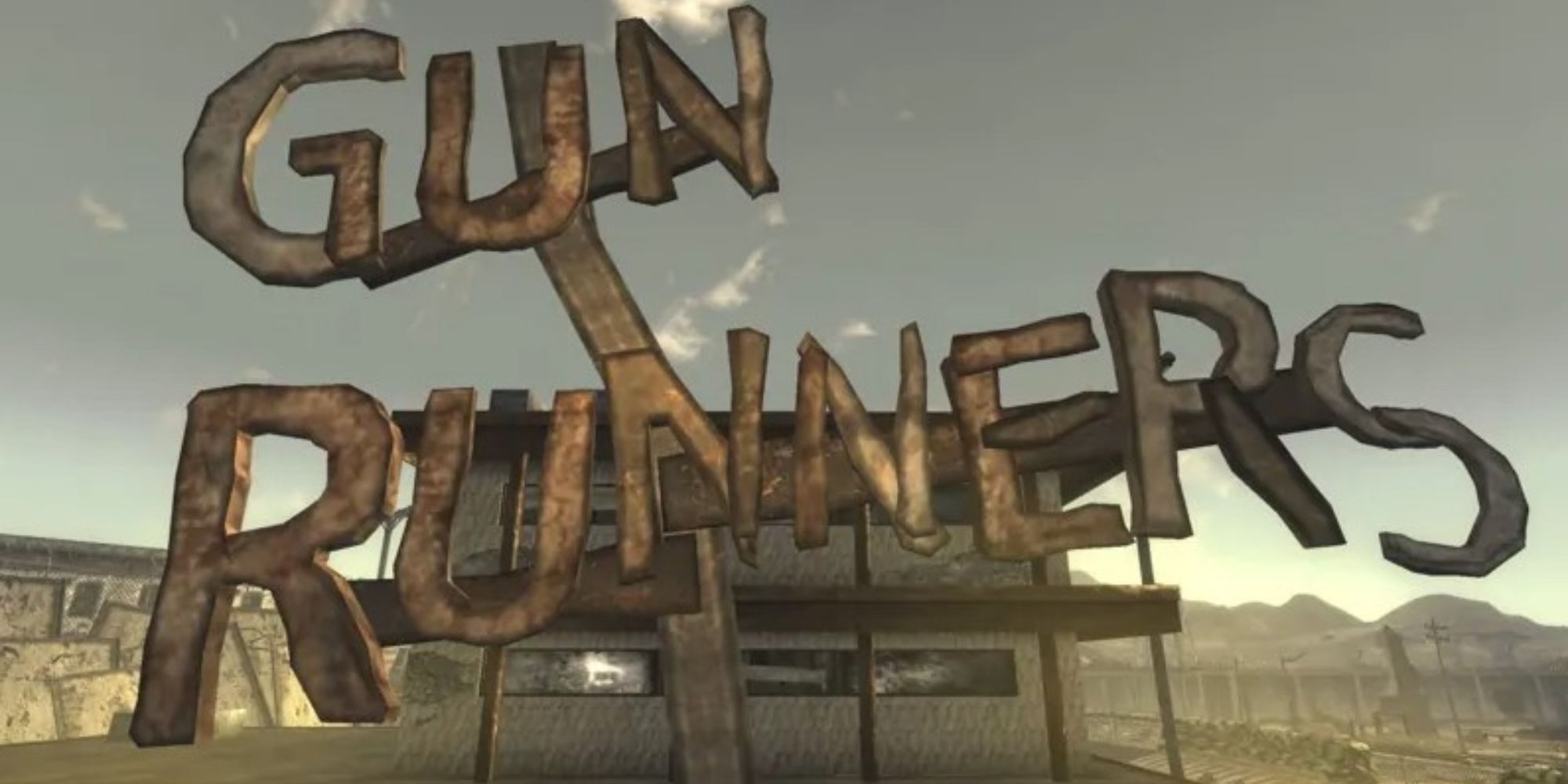 Fallout - Gun Runners Sign
