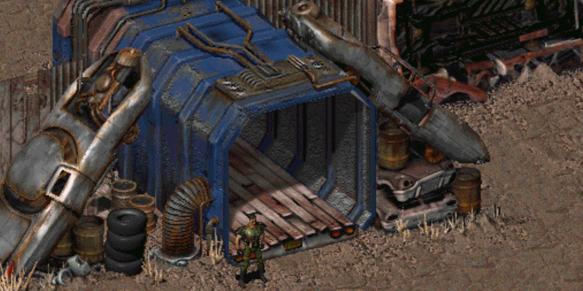 Fallout 1 Blue Container