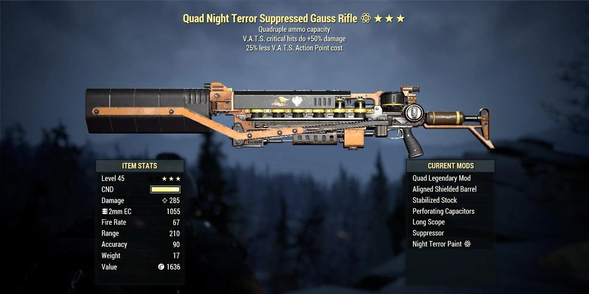 Fallout 76 Gauss Rifle 