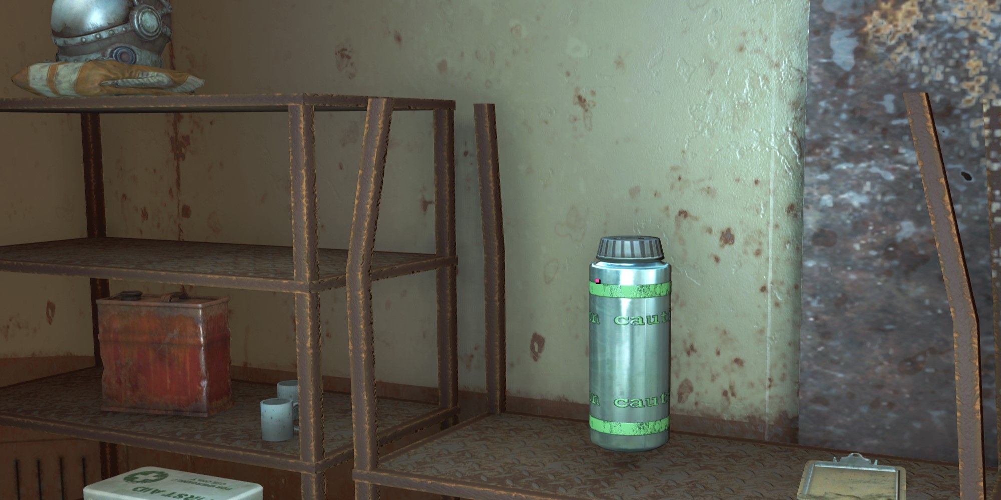Fallout 4 screenshot location of lithium hydrate in Cambridge Polymer Labs