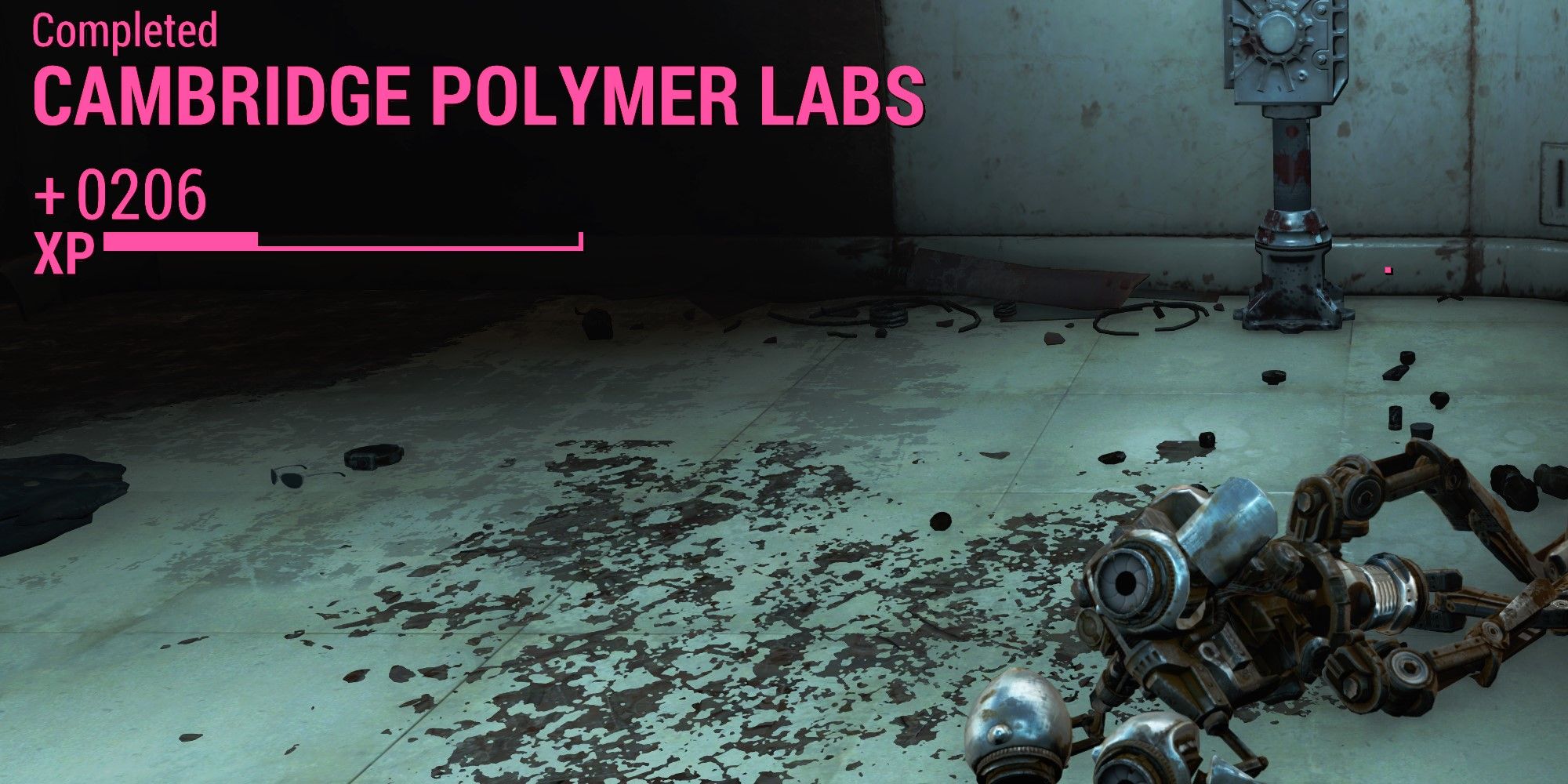 Fallout 4 Cambridge Polymer Labs Molly killed and experience gained