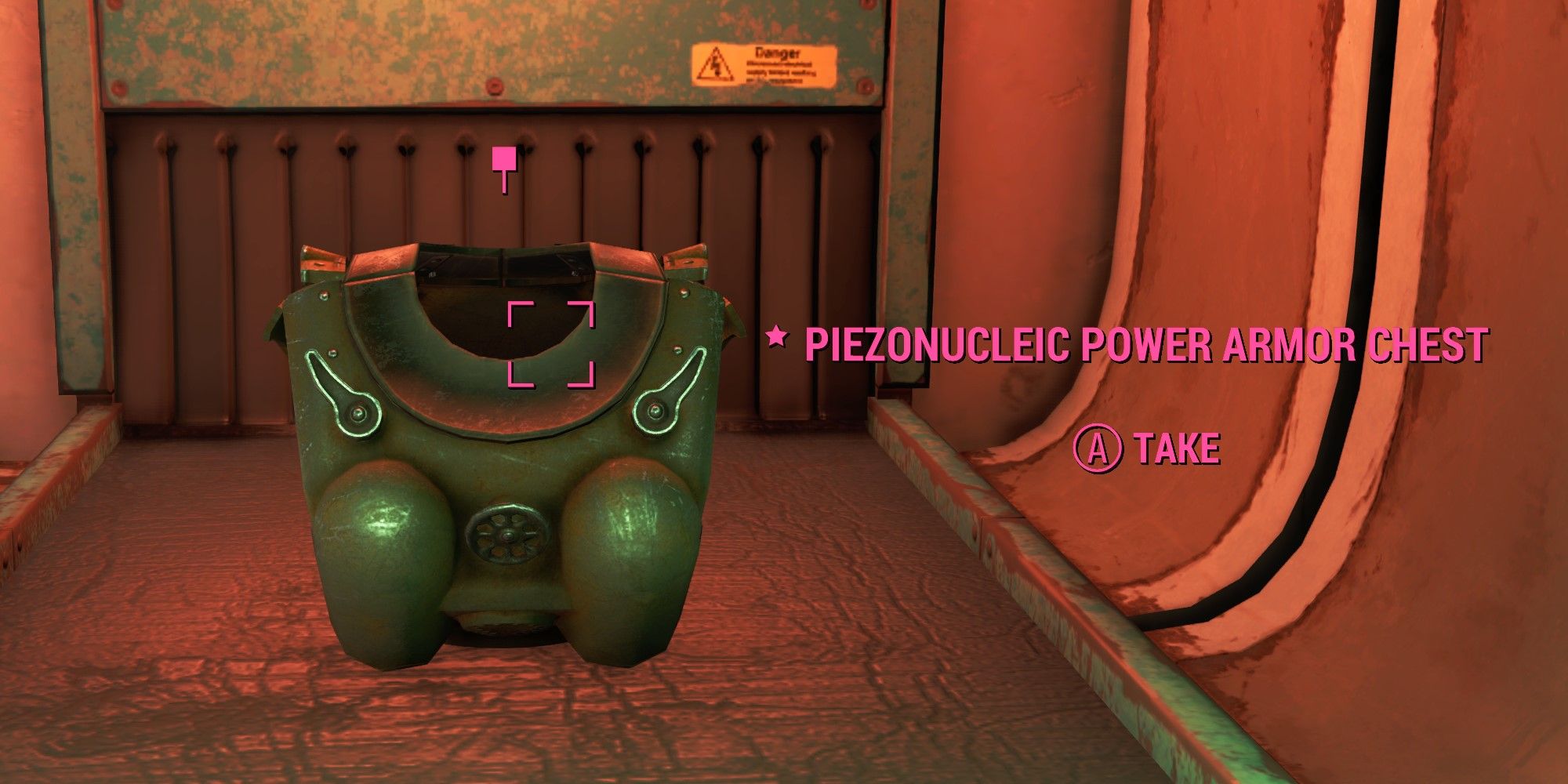 Fallout 4 screenshot Cambridge Polymer Labs Piezonucleic Power Armor Chest on surface
