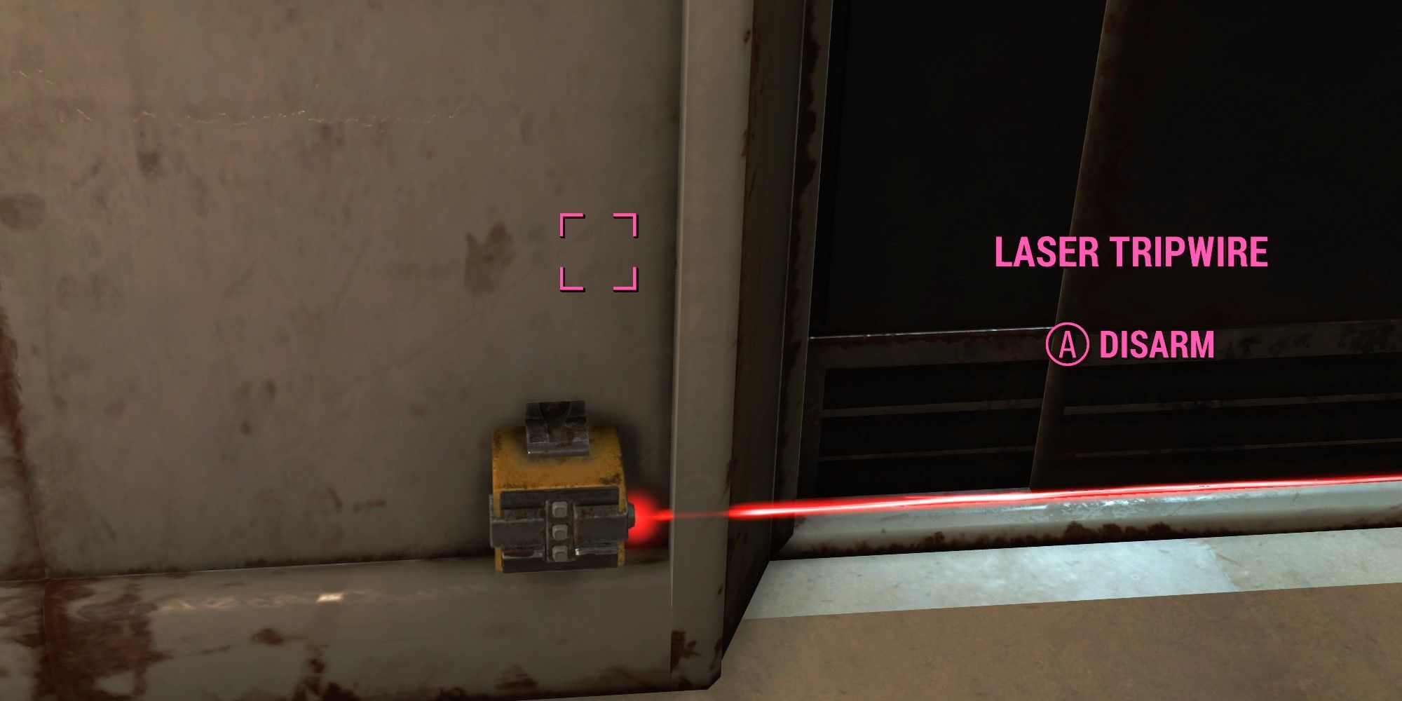 Fallout 4 screenshot Cambridge Polymer Labs Laser Tripwire Trap