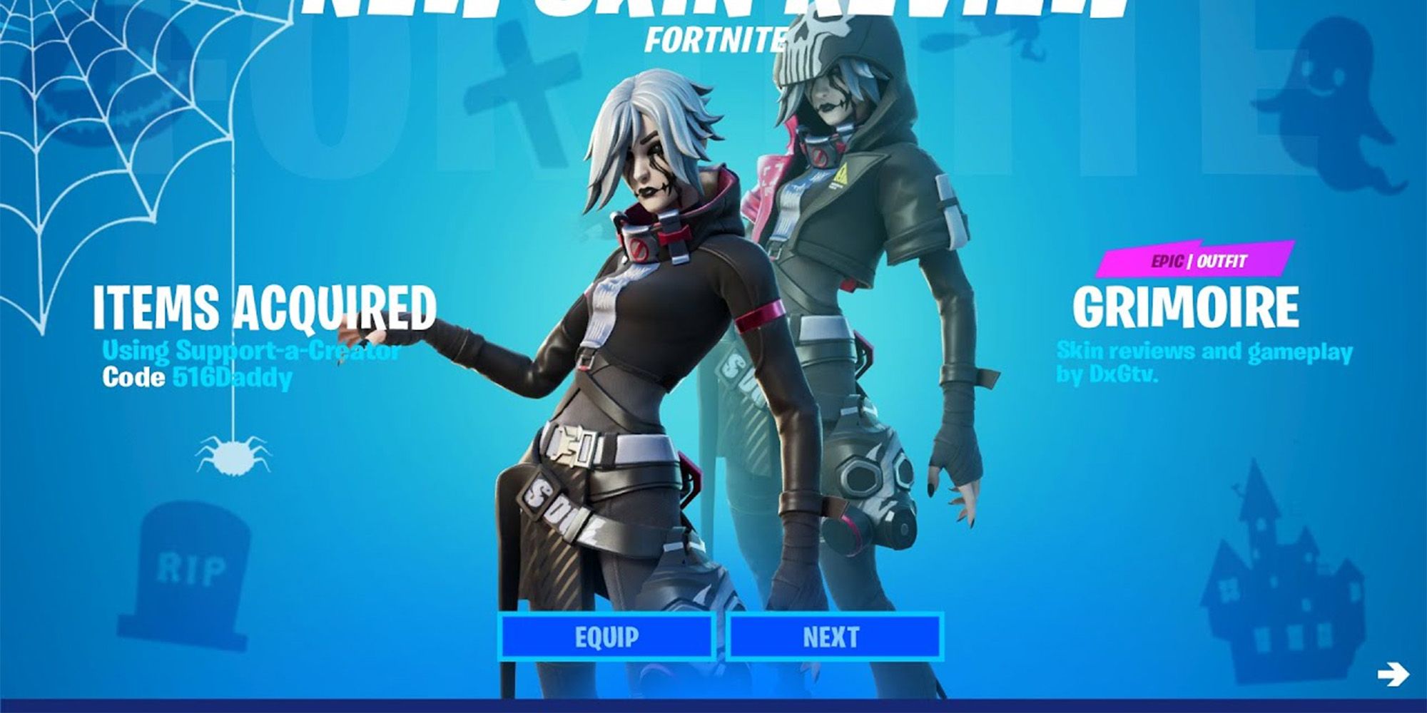 Grimoire Character In Fortnite