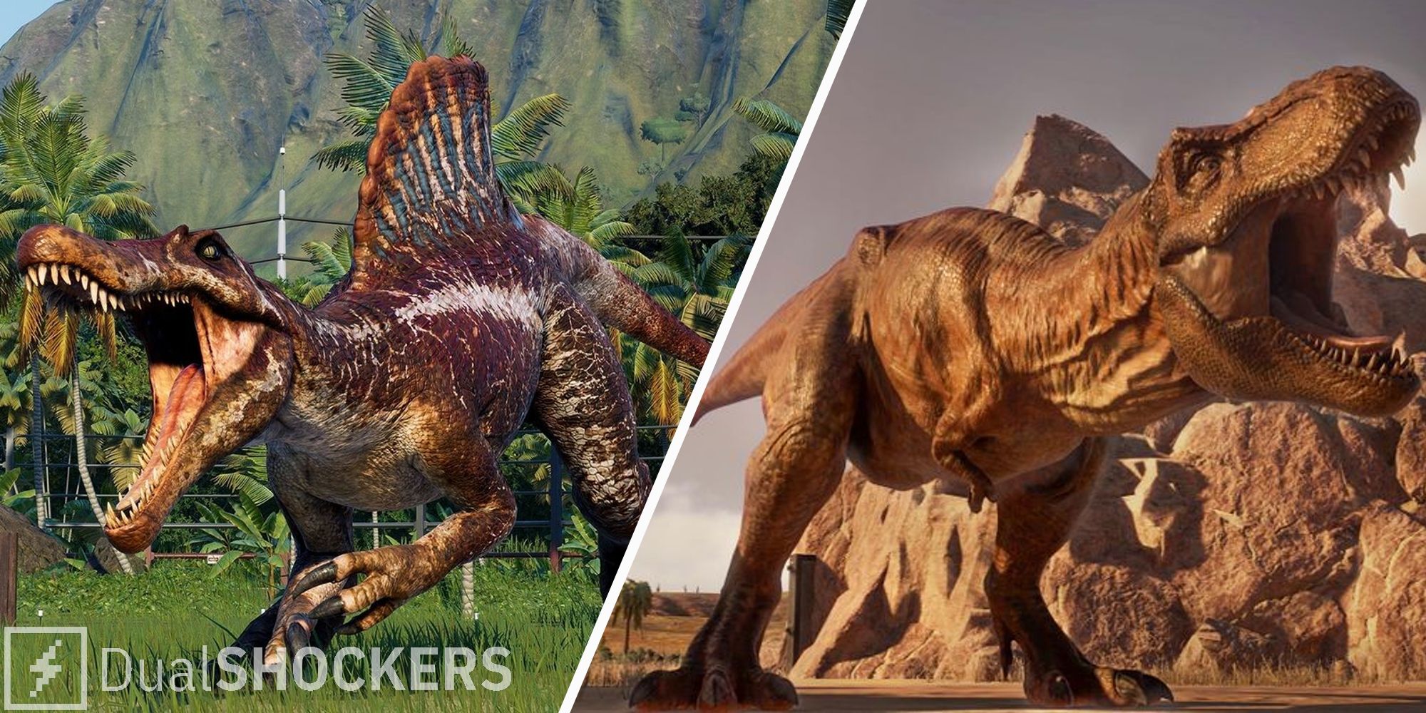 Jurassic World Evolution, Tyrannosaurus Rex VS. Dinosaurs