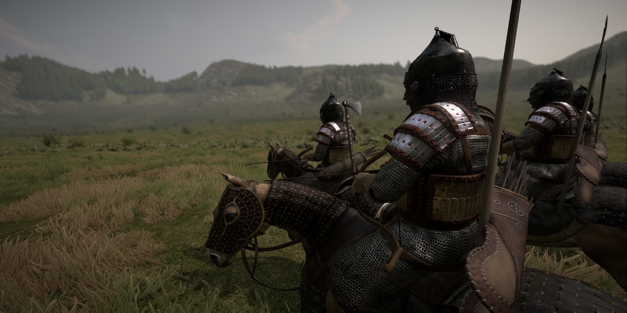 Khuzait Khan Guard On Horseback