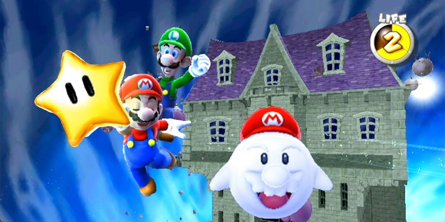Luigi And The Haunted Mansion Super Mario Galaxy