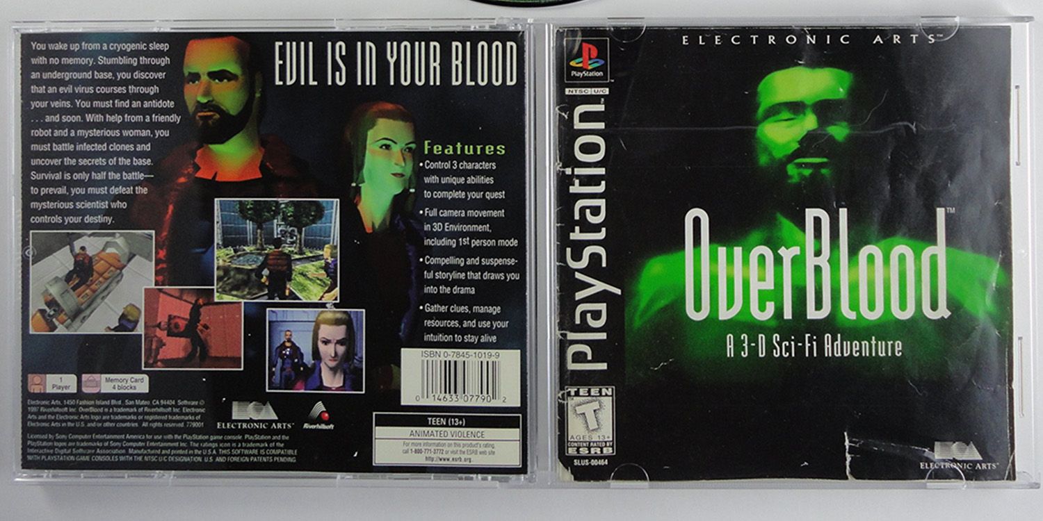 OverBlood Case And Disk