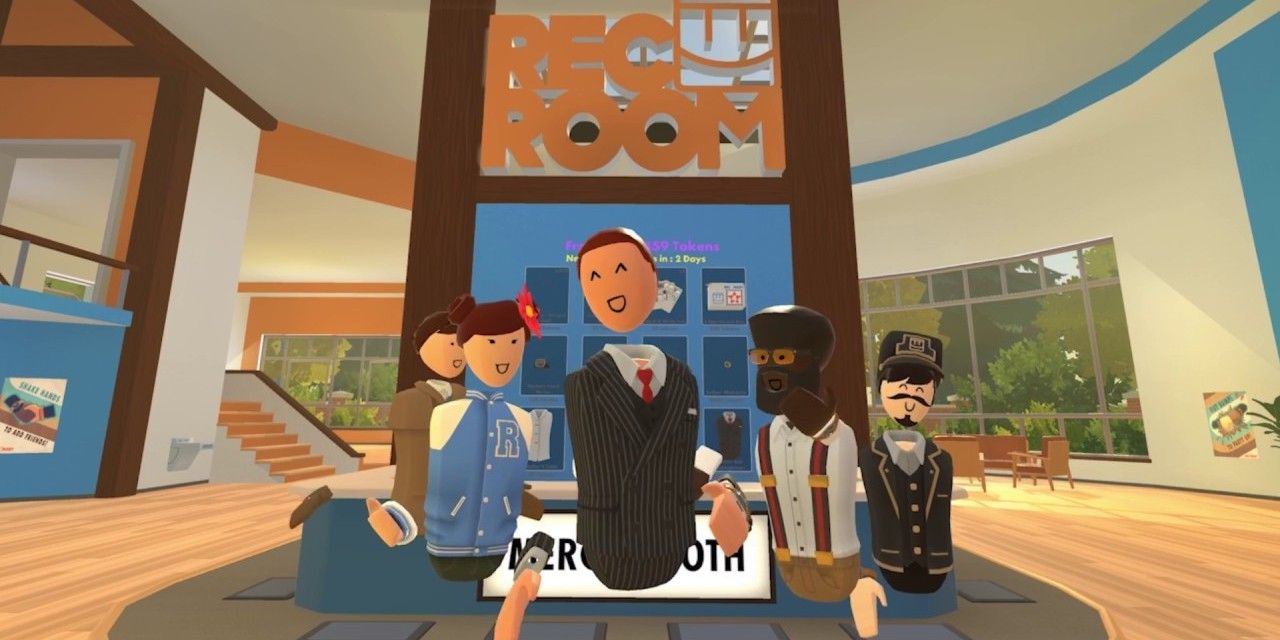 REC Room Players Talking In Lobby