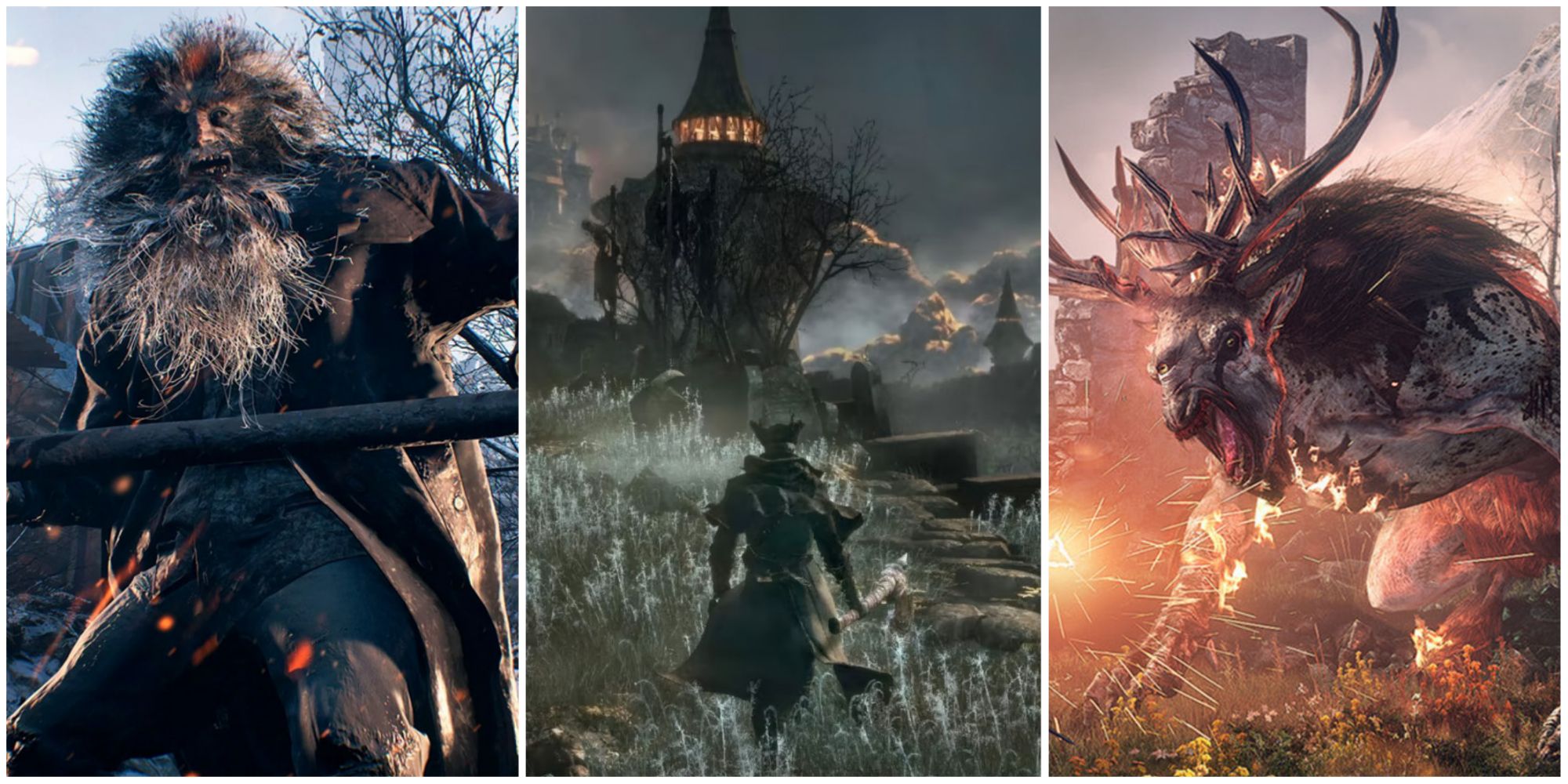 Resident Evil Village, Bloodborne, And The Witcher 3