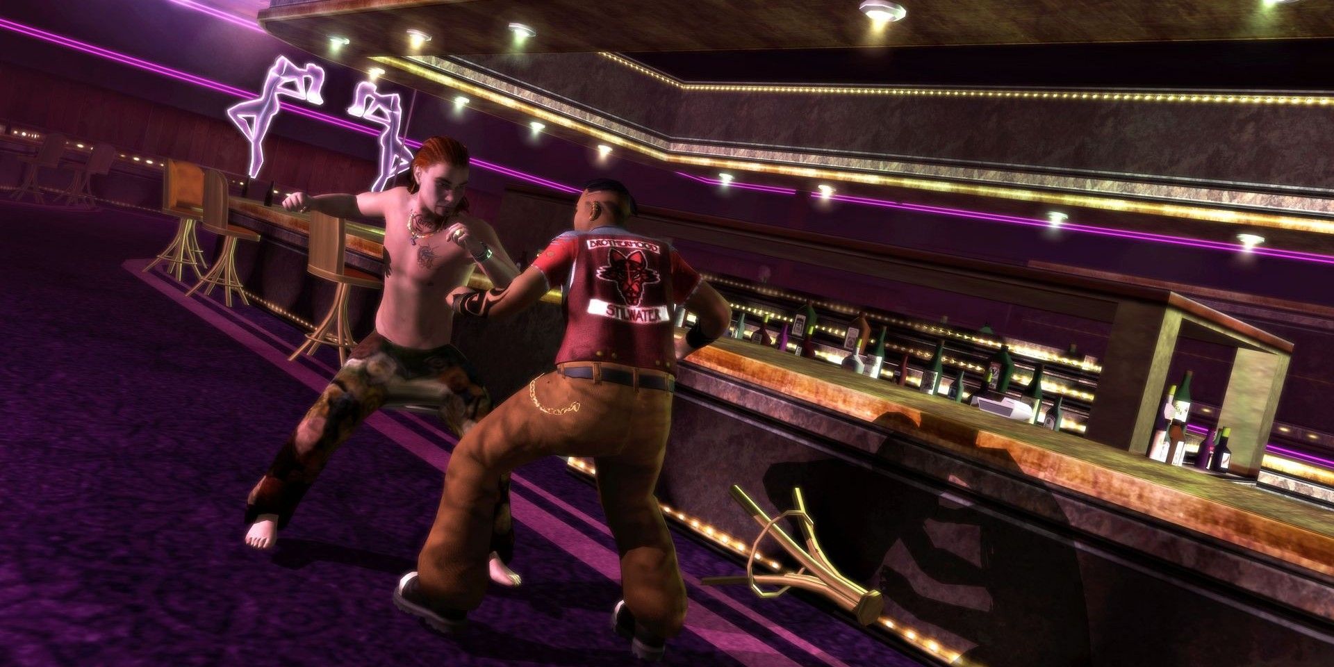 Saints Row 2 Punching A Gang Member