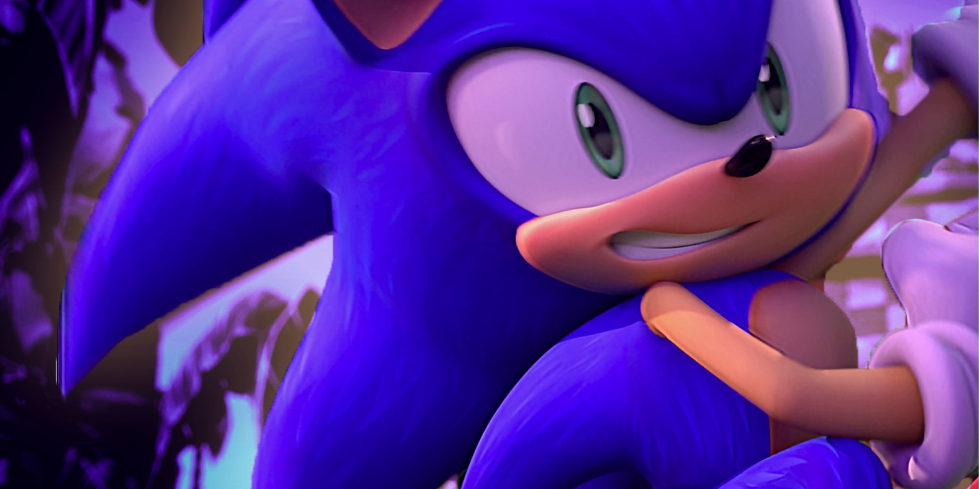 Sonic Close Facial Shot in Sonic Prime Tv Show