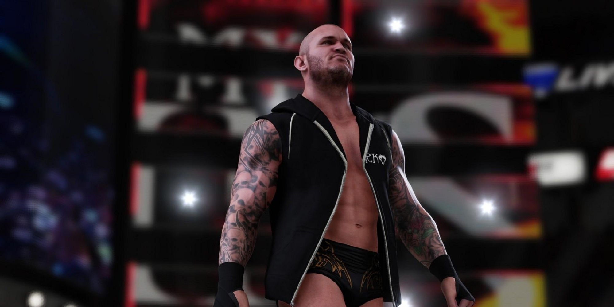 WWE2K18 Randy Orton walking to the ring 