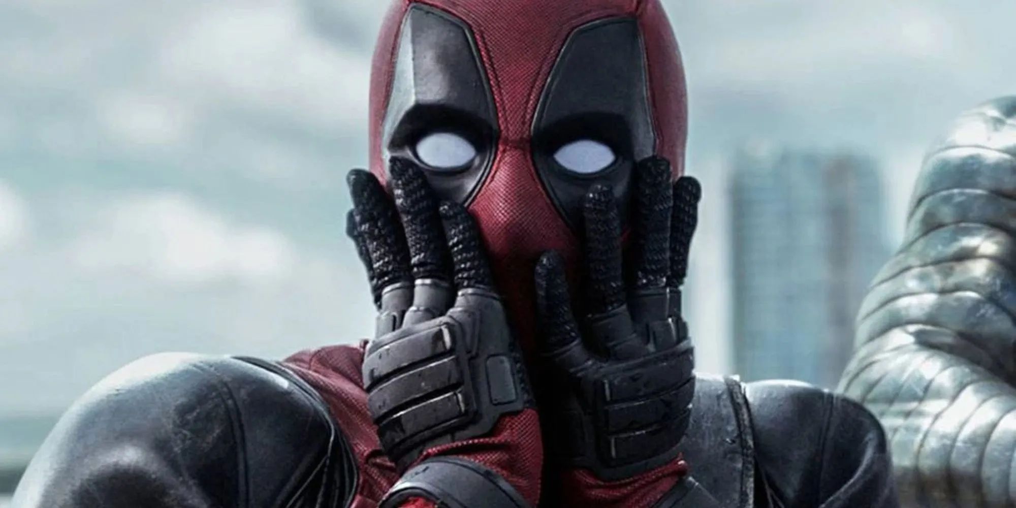 Movie Deadpool Making A Shocked Expression