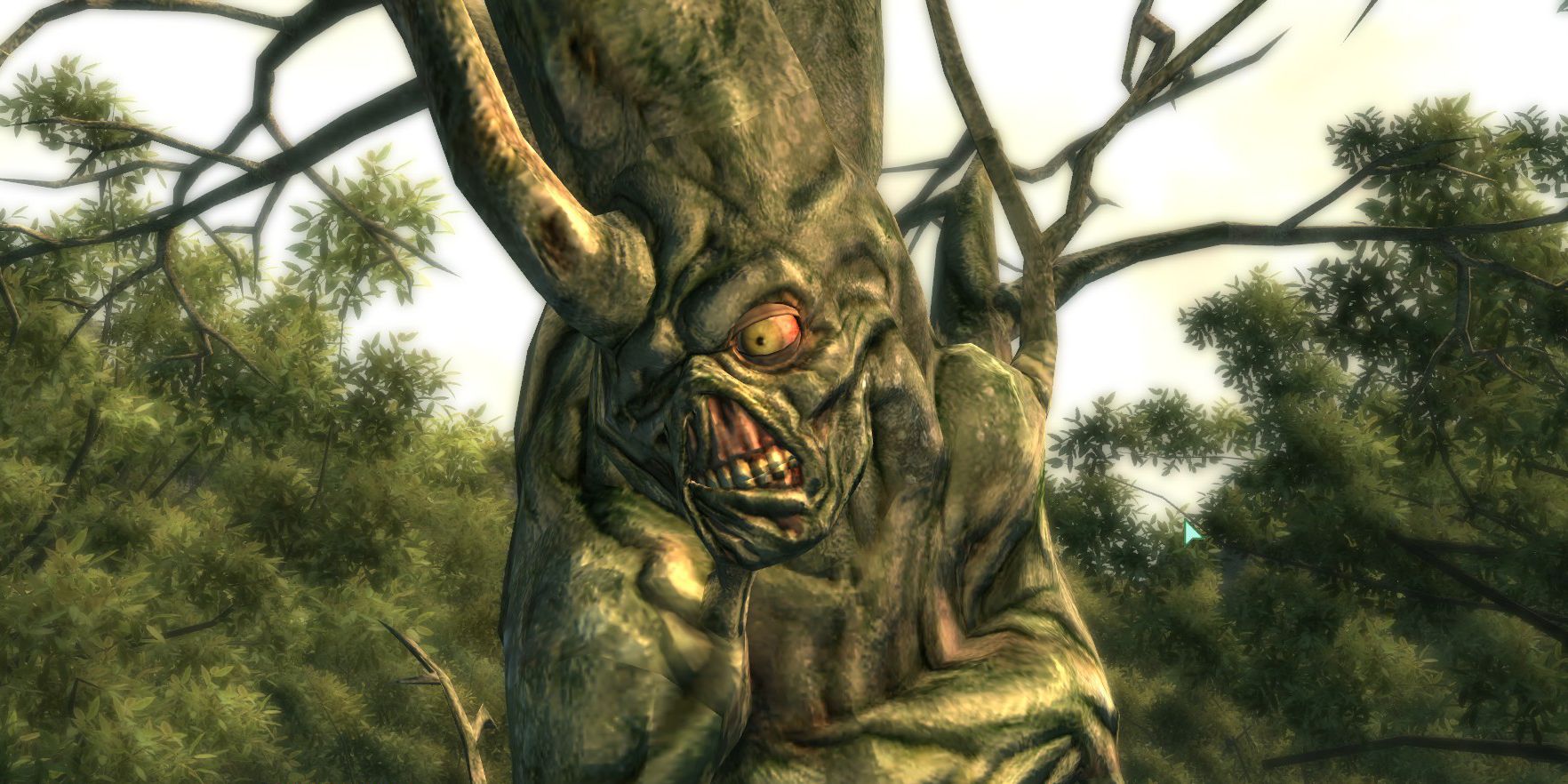 The friendly mutant Harold in tree form in Fallout 3