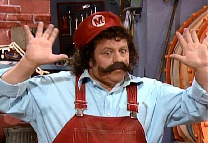 Captain Lou Albano As Mario On The Super Mario Bros Super Show