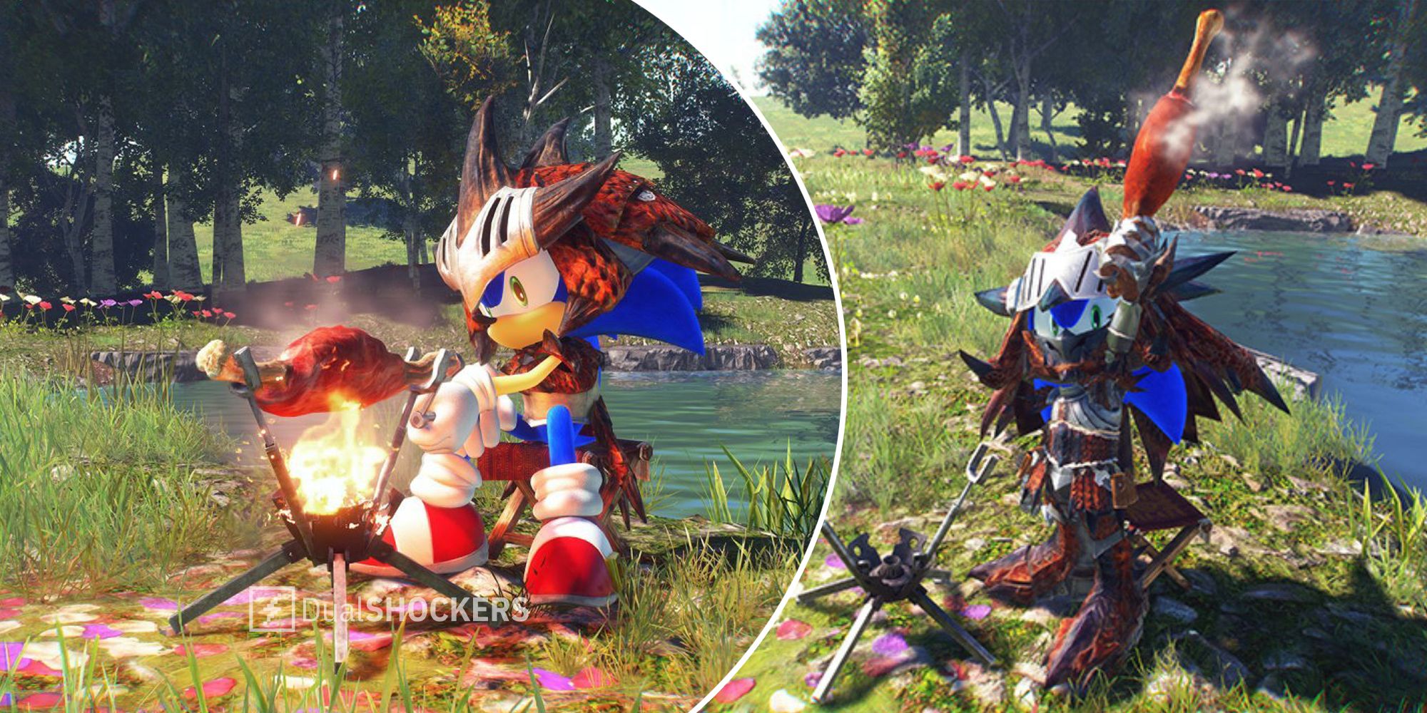 Sonic Frontiers terá DLC de Monster Hunter em novembro