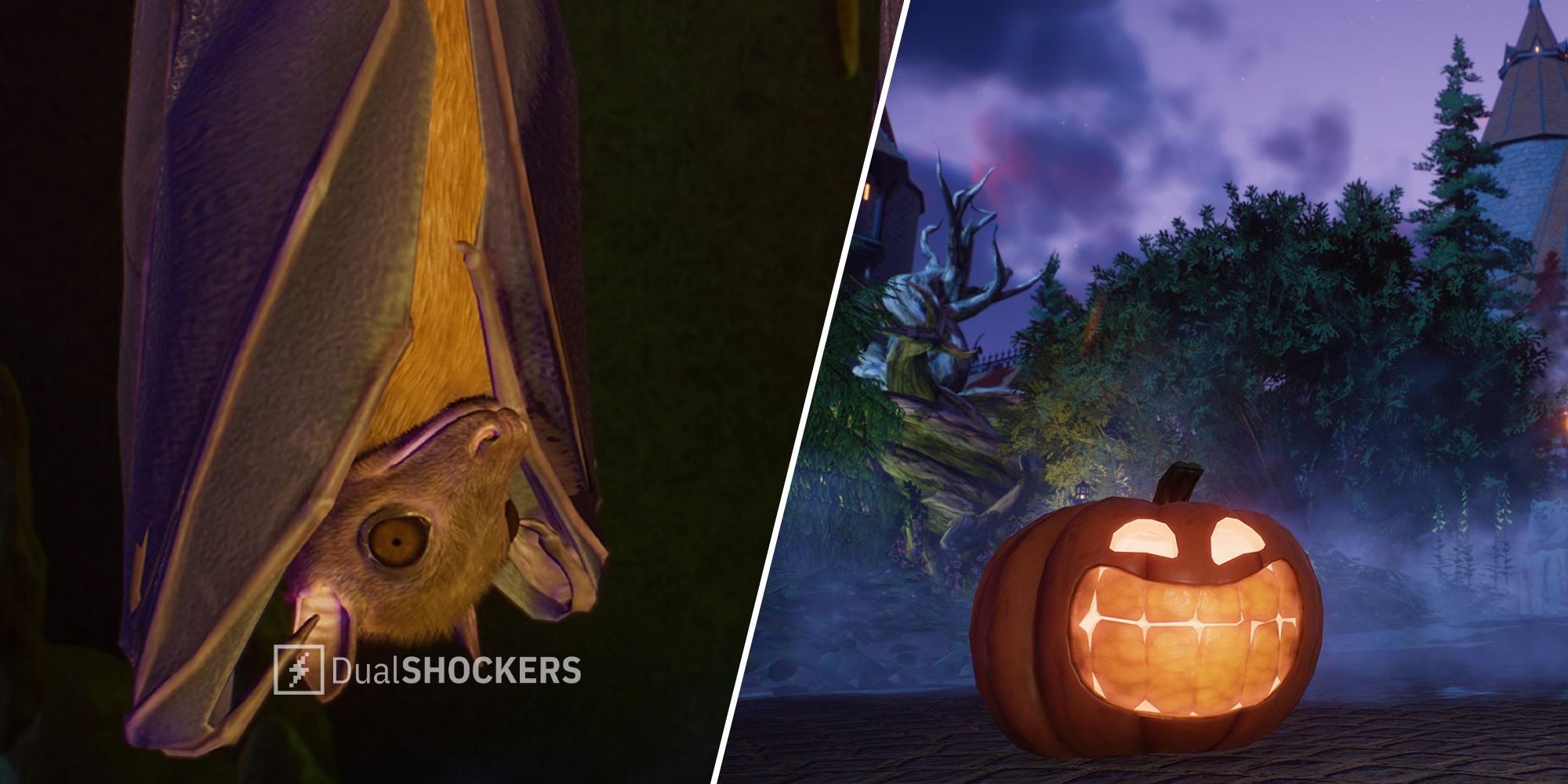 Planet Zoo Halloween DLC bats and pumpkins