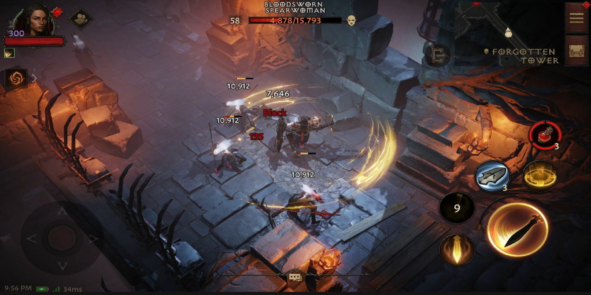 Diablo Immortal Barbarian Gameplay