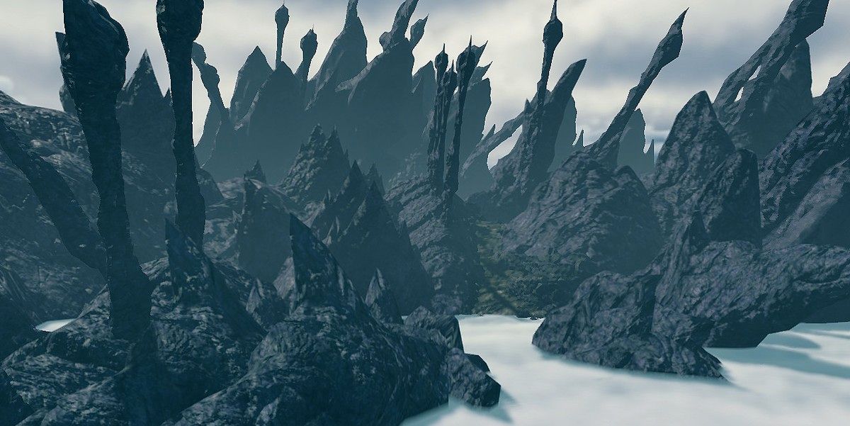 Xenoblade Chronicles 2 screenshot of Temperantia and the Cloud Sea