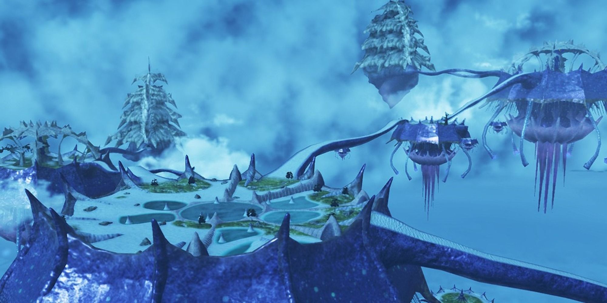 Xenoblade Chronicles 2 screenshot of the Leftherian Archipelago