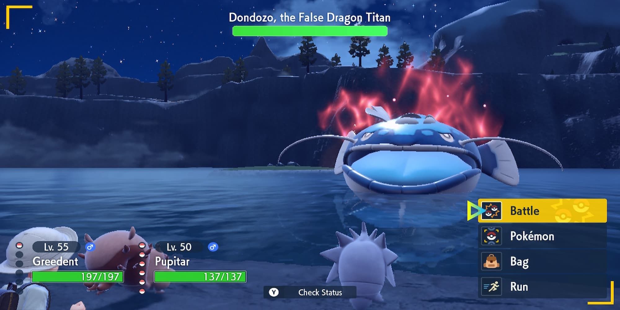 False dragon titan pokemon weakness