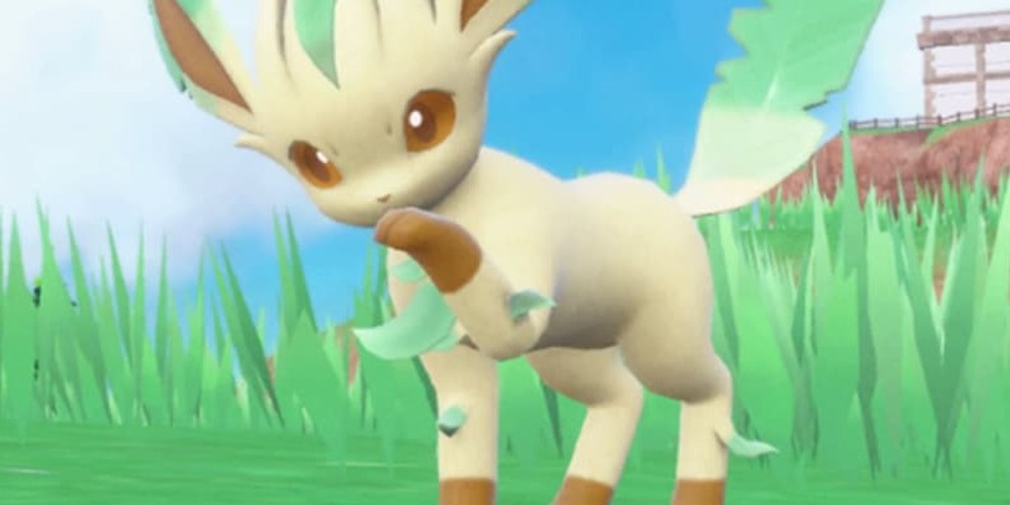 Pokemon Scarlet and Violet screenshot of Leafeon