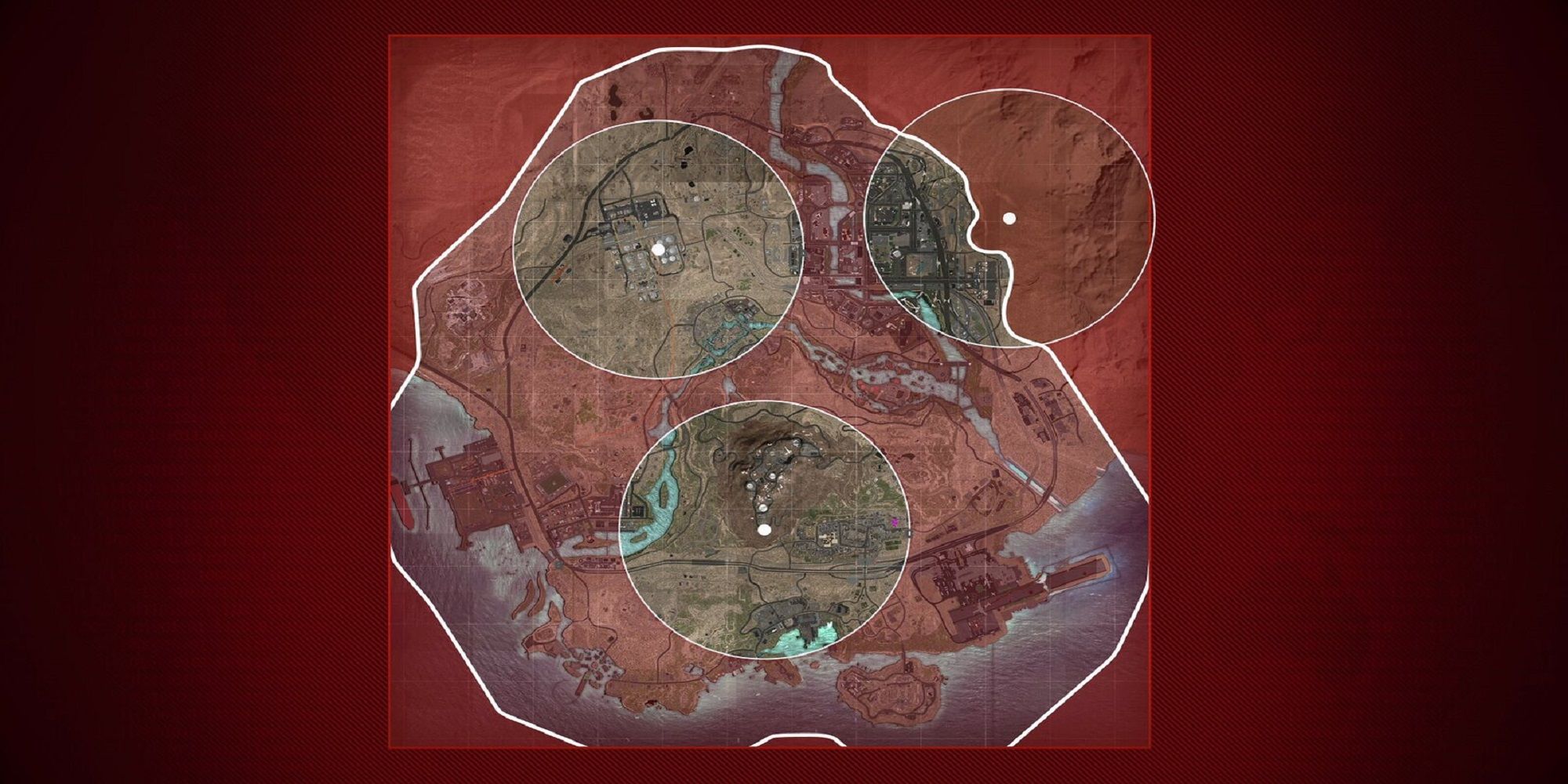 Call of Duty: Warzone 2.0 Three Circles On Map