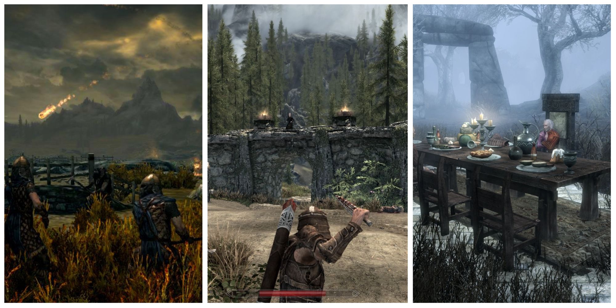 different quests in skyrim