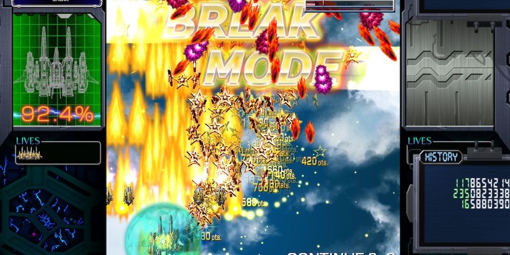 Screenshot of Break Mode points in Crimzon Clover boosting mechanic